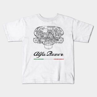 Italian Boxer engine Kids T-Shirt